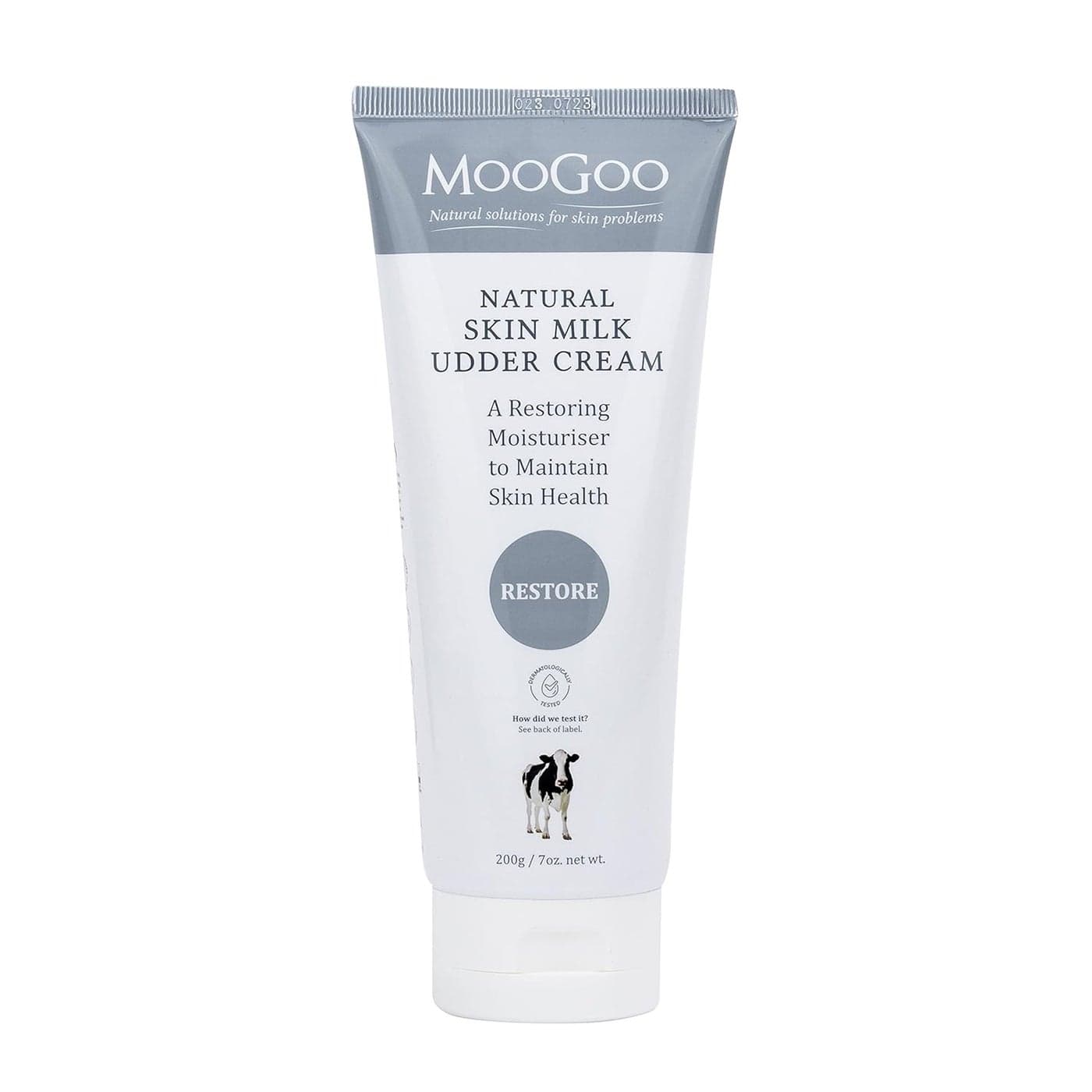 MooGoo Natural Skin Milk Udder Cream Lightweight Face Body Moisturizer for Sensitive Irritated Dry or Itchy Skin For All Ages Including Children 200g7oz