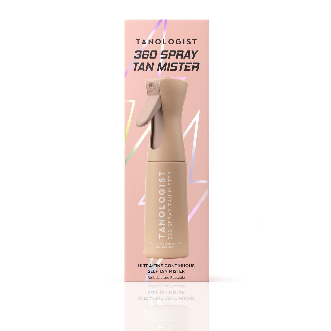Tanologist 360 Spray Tan Mister Refillable FineMist SelfTanning Spray Bottle For StreakFree Coverage Compact Reusable Design For Travel Face Body Use