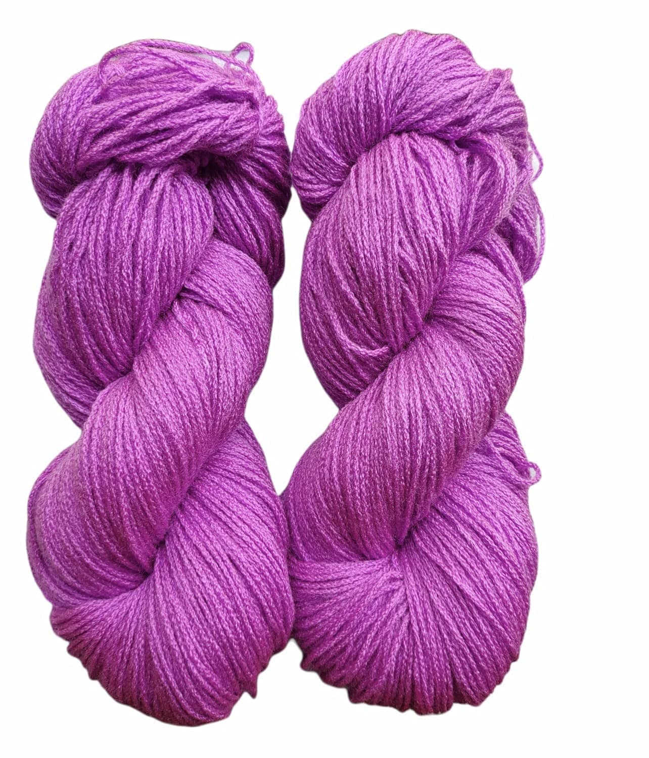 NTGS Vardhman Brilon Purple 200 gm Woolen Crochet Yarn Thread for Knitting