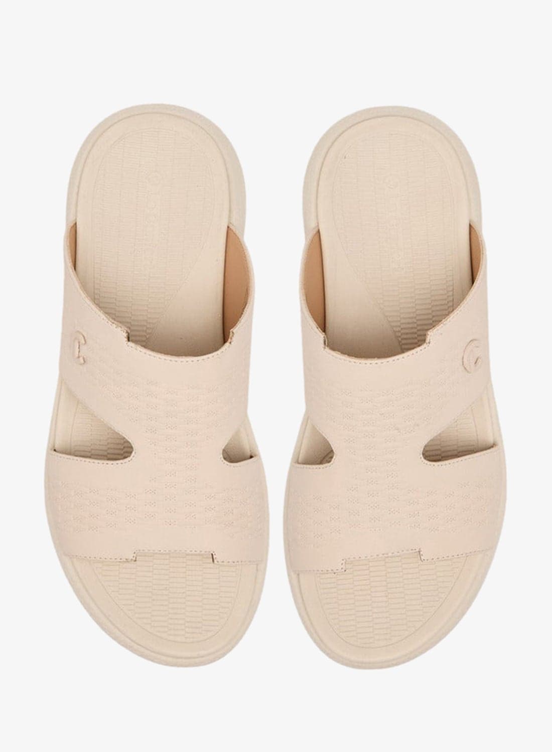 Men's Textured Slip-On Comfort Sandals — 41 EU
