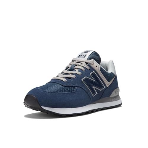 New Balance Mens 574 Core Sneaker NavyWhite 10