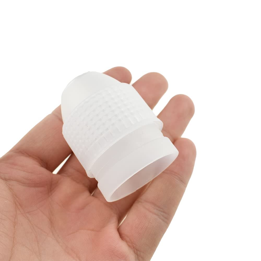 HAHIYO Plastic Couplers of Medium Size Easy to Twist For Cake Decorating Piping Tip Coupler for Icing Nozzles 6 Pieces Medium6 PCS