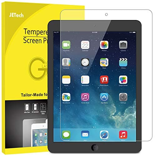 JETech Screen Protector for iPad 97Inch 20182017 Model 6th5th Generation iPad Air 1 iPad Air 2 iPad Pro 97Inch Tempered Glass Film