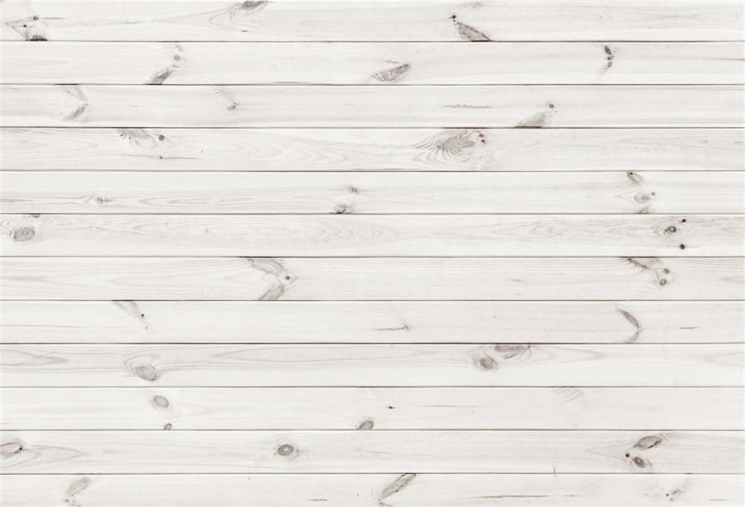 AOFOTO 8x6ft White Wood Photography Backdrop Rustic Wooden Board Plank Hardwood Background Wall Floor Still Life Shooting Decor Kids Baby Adult Portrait Photoshoot Props Birthday Party Supplies