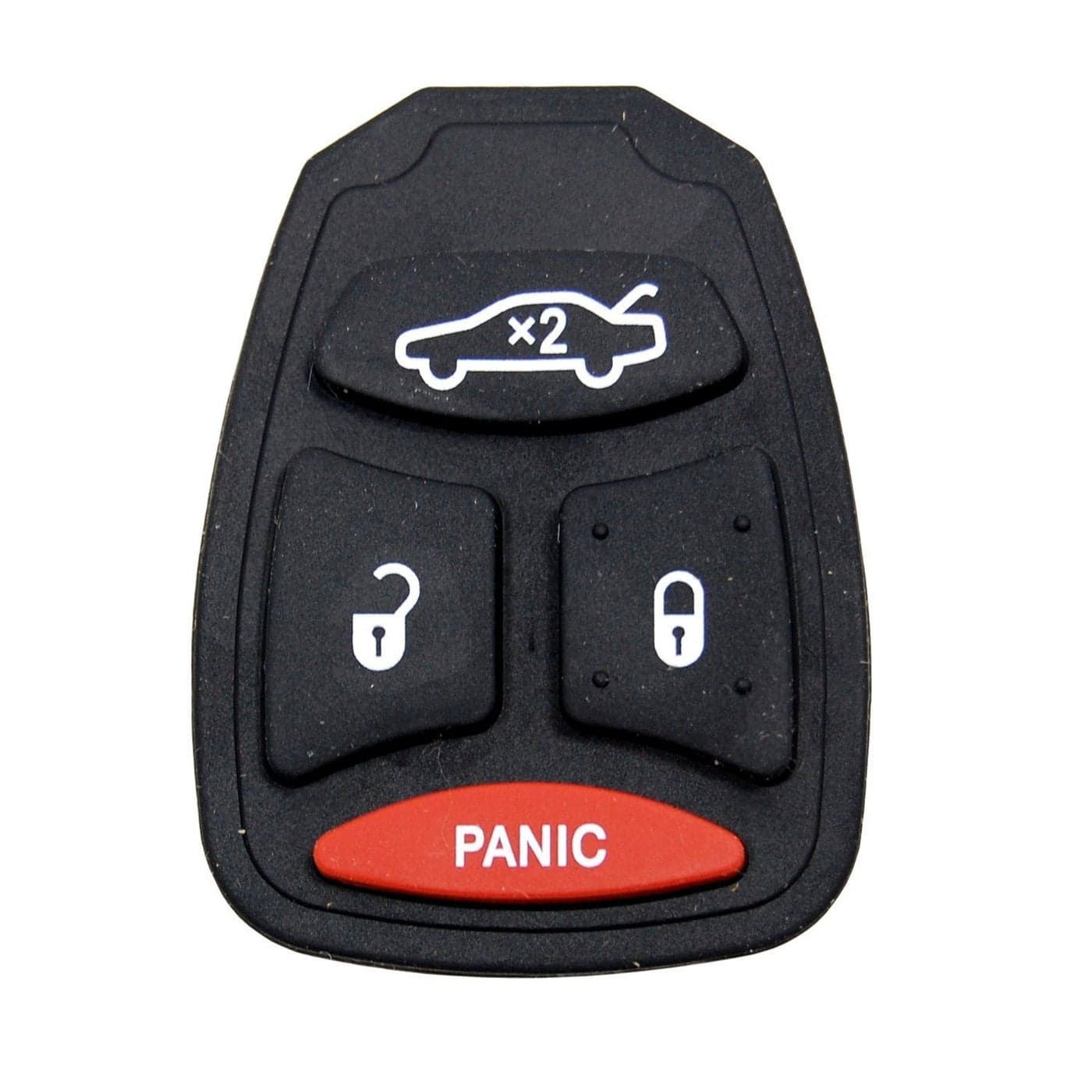 HQRP 4 Buttons Key Button Pad Compatible with Jeep Grand Cherokee 2005 2006 2007