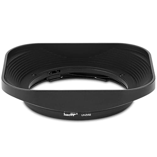 Haoge LH-ZV02 Square Metal Lens Hood for Carl Zeiss Biogon T* 2/35 35mm f2 ZM, C Biogon T* 2.8/35 35mm f2.8 ZM, Planar T* 2/50 50mm f2 ZM; Voigtlander NOKTON CLASSIC 35mm f1.4 VM, 40mm f1.4 VM as LH-6