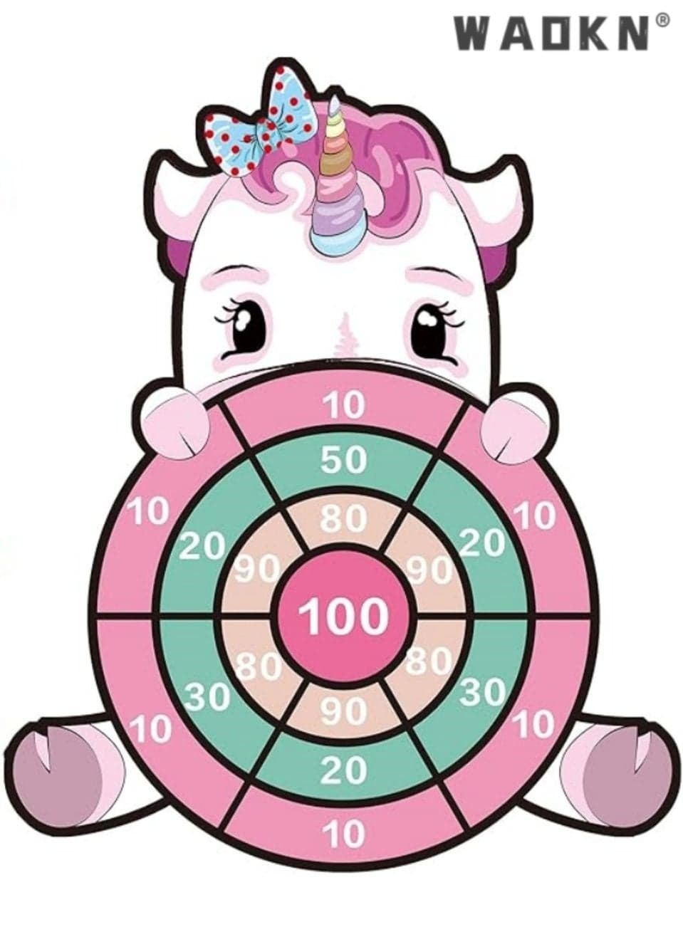 Unicorn Toys for Boys , Dart Board Kids Toys 3-8 Year Old Boys with 12 Sticky Balls Toys for 4-9 Year Old Kids Birthday Gifts Xmas Stocking Fillers for Age 3-9 unicorn Gifts Garden Games Christmas ,unisex .