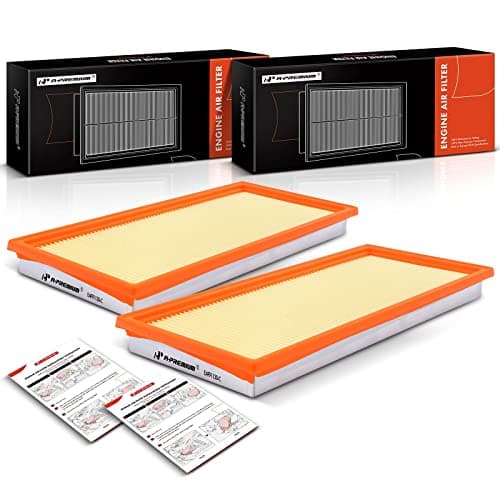 A-Premium 2-PC Engine Air Filter Compatible with Subaru Impreza, Legacy 1999-2004, Outback 2000-2004, Forester 2000-2004, Baja 2003-2006, 2.2L 2.5L