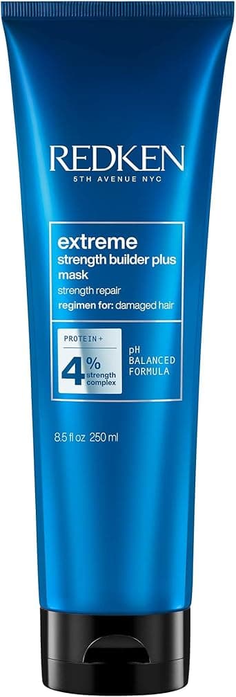 REDKEN Fortifying Mask Conditions Repairs Hair For Highly Distressed Hair Extreme Strength Builder Plus 250 ml