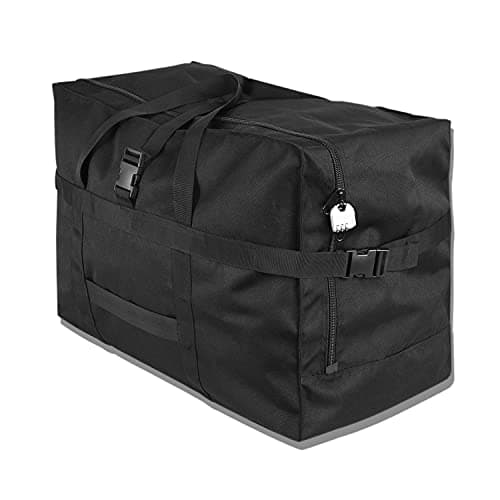 Carry on Travel Duffle Bag,Foldable Heavy Duty Overnight Bag,Larger Size Tear Resistant Water Resistant Packable Luggage for Weekender/Vacation/Camping/Beach/Tent