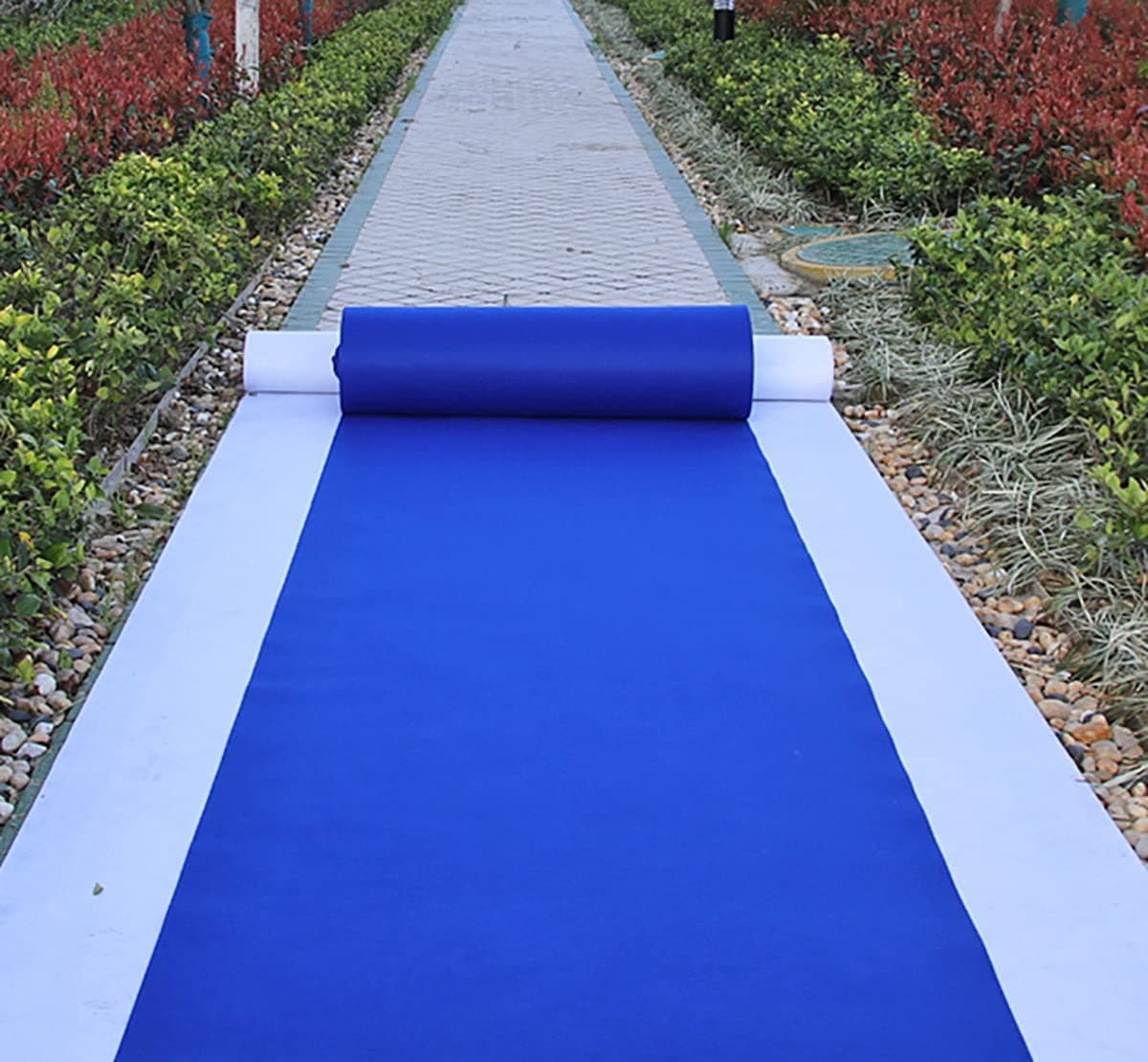Royal Blue Aisle Runners Wedding Accessories Aisle Runner Carpet Rugs for Step and Repeat Display Ceremony Parties and Events Indoor or Outdoor Decoration 36 Inch Wide x50 feet Long