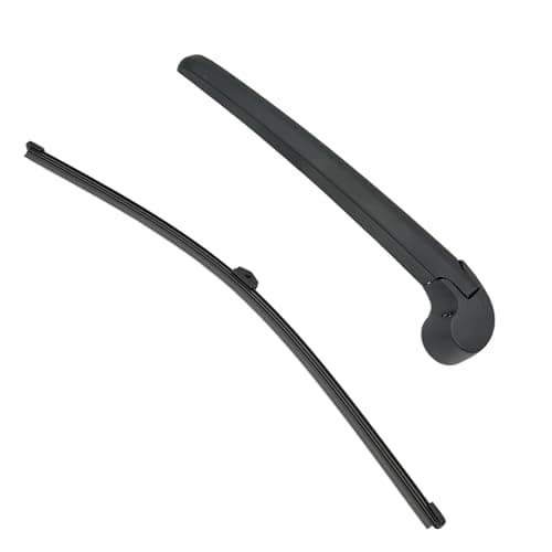 Rear Windshield Wipers Blade Arm Set for Audi Q3 2015-2018 Back Glass Wiper Arm Blade Replacements All Seasons Fit, Replacement OE: 8U09554071P9