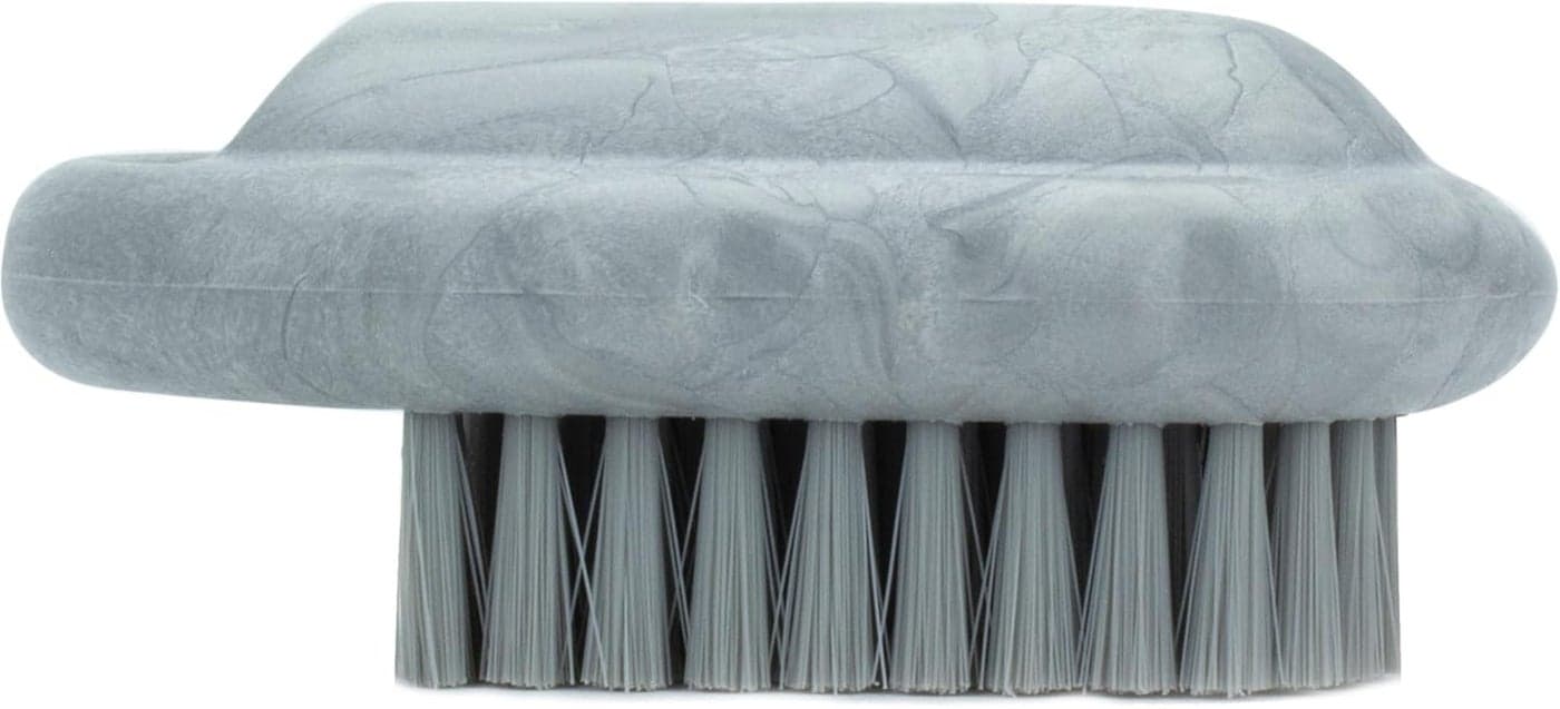 SPARTA Nail Scrub Brush Commercial-Grade, Heavy-Duty Hand and Fingernail Brush with Stiff Bristles for Gardeners, Mechanics, And Foodservice Personnel, Plastic, 5 Inches, Gray