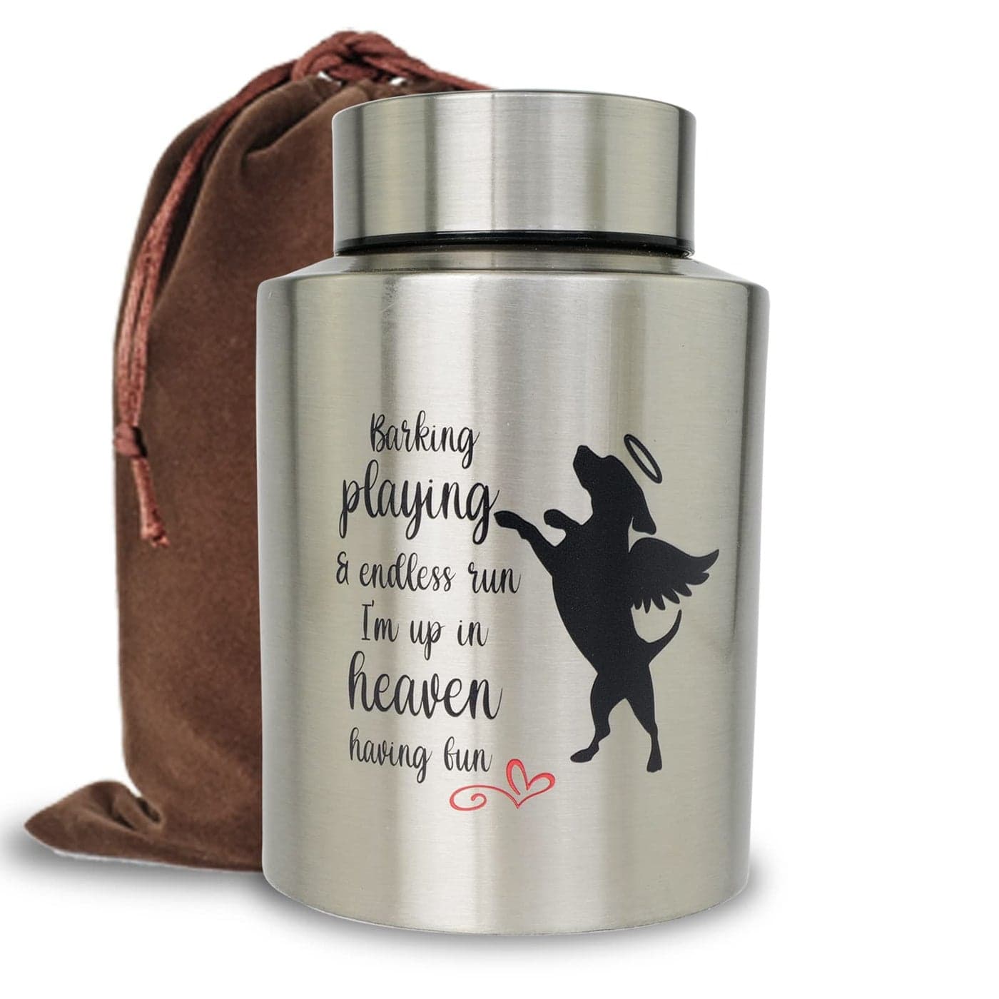 Pet Cremation Urns for Dogs Ashes Up to 60 lbs Dog Memorial Keepsake Urns for AshesMedium Playing in Heaven