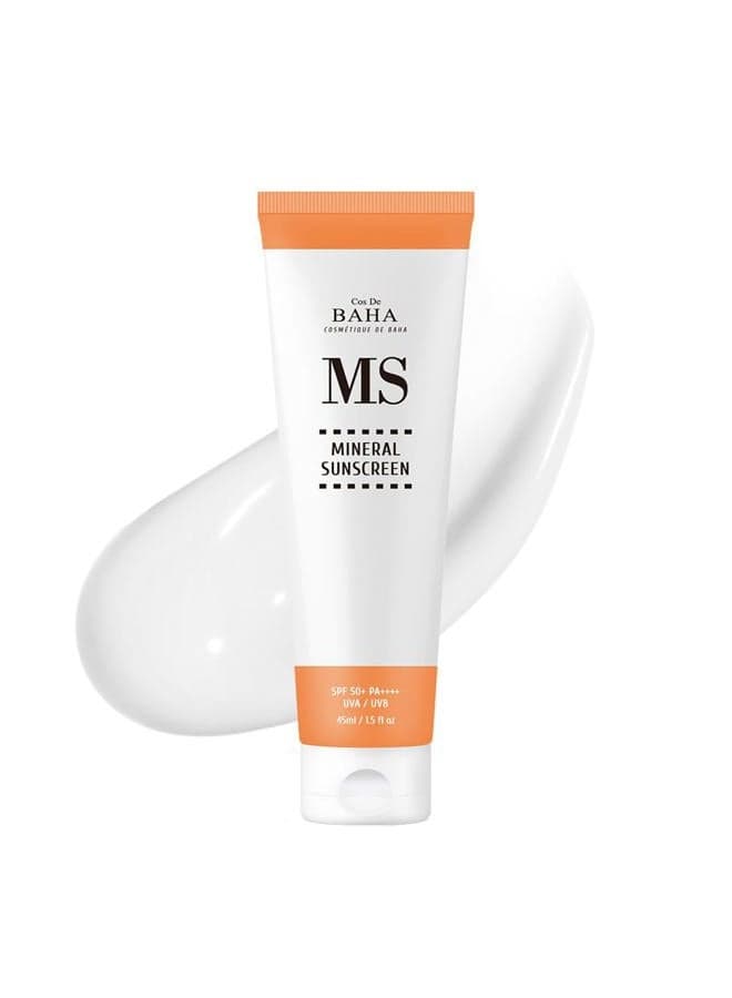 SPF 50 Mineral Sunscreen - Elevate Your Skin Protection Naturally. Defends and Cares for Your Skin, 1.5 Fl Oz (45ml)