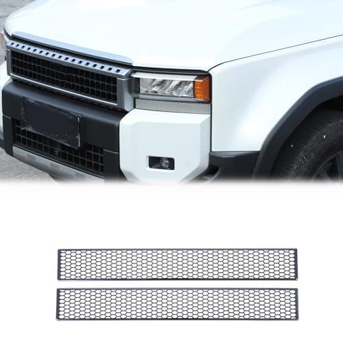 Headlight Lower Trim Cover Compatible with Toyota Land Cruiser 250 Prado J250 LC250 2024 2025 Accessories, Front Bumper Grille Headlight Lower Molding Trim (Black)