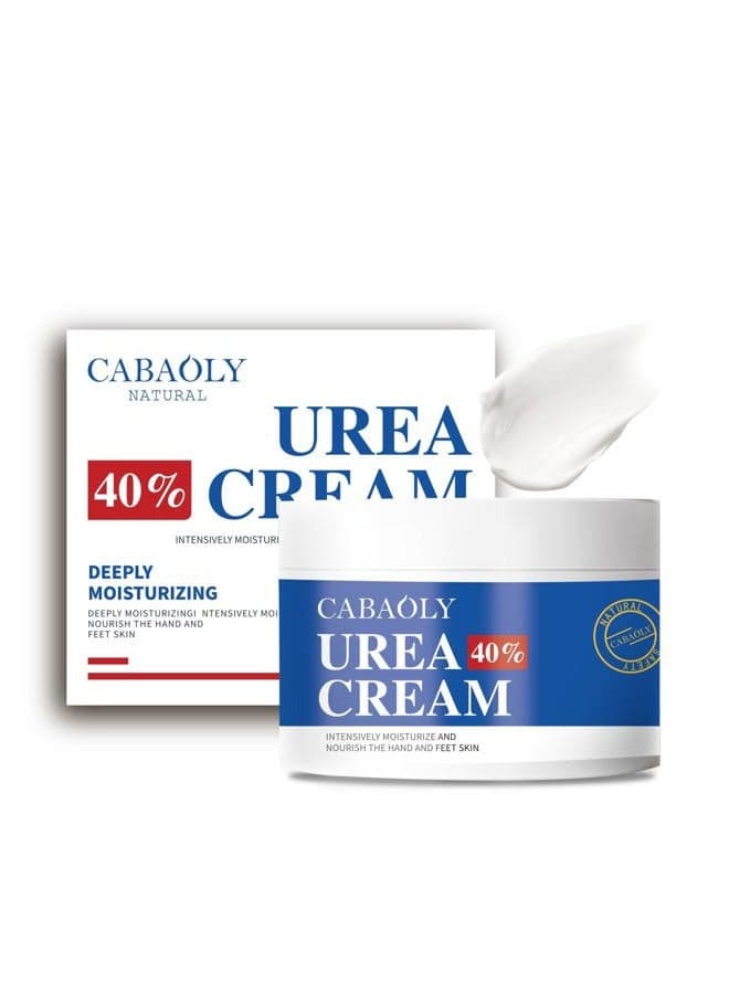 Urea Cream 40% Suitable for Dry Skin on Feet and Hands Crack Hose Packaging Suitable for Travel, Business, Multi-Venue and Carrying Maximum Strength Deep Hydration