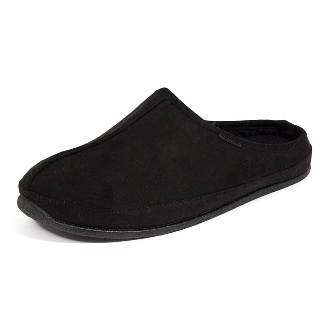 Deer Stags Men's Wherever Tweed Slipper, Black Tweed, 9
