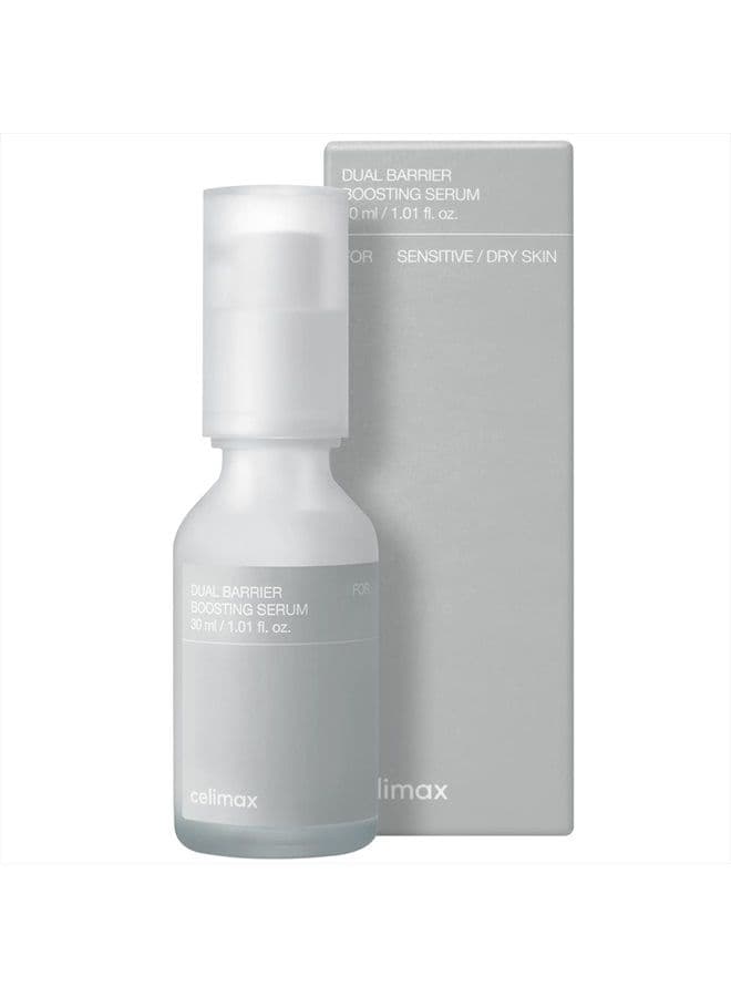 celimax Dual Barrier Skin Boosting Serum | with Ceramides & Hyaluronic Acid, Redness Relief Ampoule, Hydrating, Anti Aging, Non Irritating, For Sensitive Skin, Moisturizing, Korean Skincare, 30ml