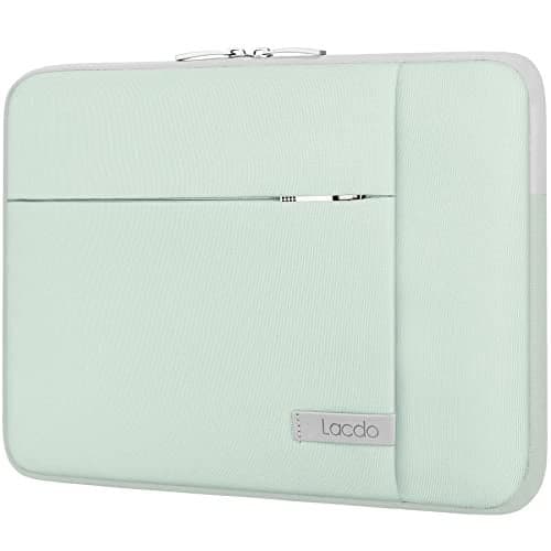Lacdo 13 inch Laptop Sleeve Case for 13 inch New MacBook Air M4 A3240 2025, M3 A3113, M2 A2681, M1 A2337 | 13" MacBook Pro M2/M1 A2338 A2251 A2289 | 13" iPad Pro M5 / iPad Air M3 Computer Bag, Green