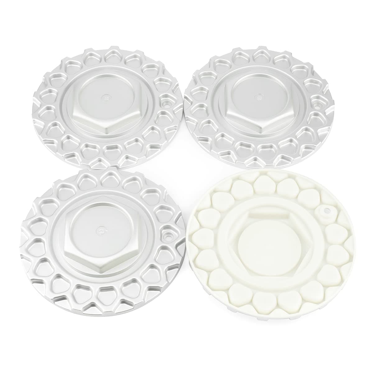 GTownWorks 661in Wheel Center Caps for BBS RS Racing STR 606 BBS Style 5 4pcs 168mm Hub Cap
