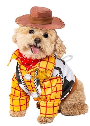 Toy Story: Woody Pet Costume for For Dogs or Cats by Rubies, Large