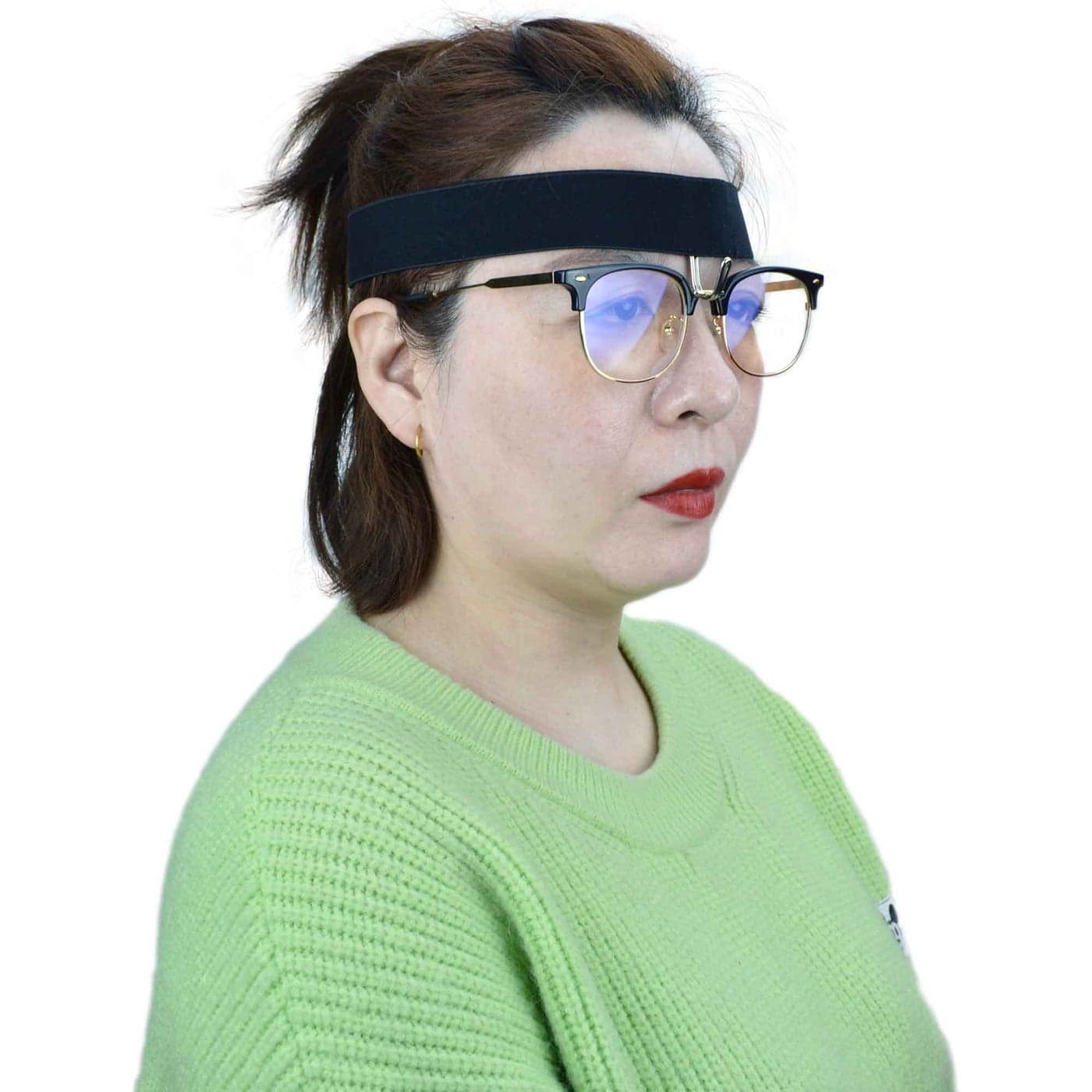 Rhinoplasty Glasses Holder with NonSlip Band to Support and Reduce Nose Pressure for Septoplasty and Broken Nose Recovery Support