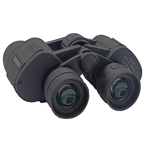 BIRMON 20x35 HD Binocular for Long Distance with Bag | Green Eyepiece | Adjustable Lens for Clear Vision | Professional Adults Telescopic Durbin for Bird Watching Trekking Binocular (Black Color - 1 Pcs.)