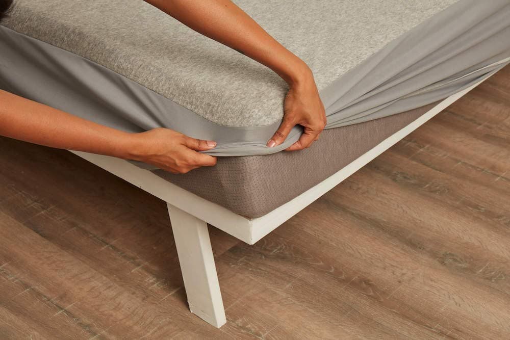 Wakefit Waterproof Bamboo Mattress Protector | Anti-Bacterial Bed Cover, Hypoallergenic, Ultra Soft Fitted Cover - Iron Grey (78x72 Inch) - King