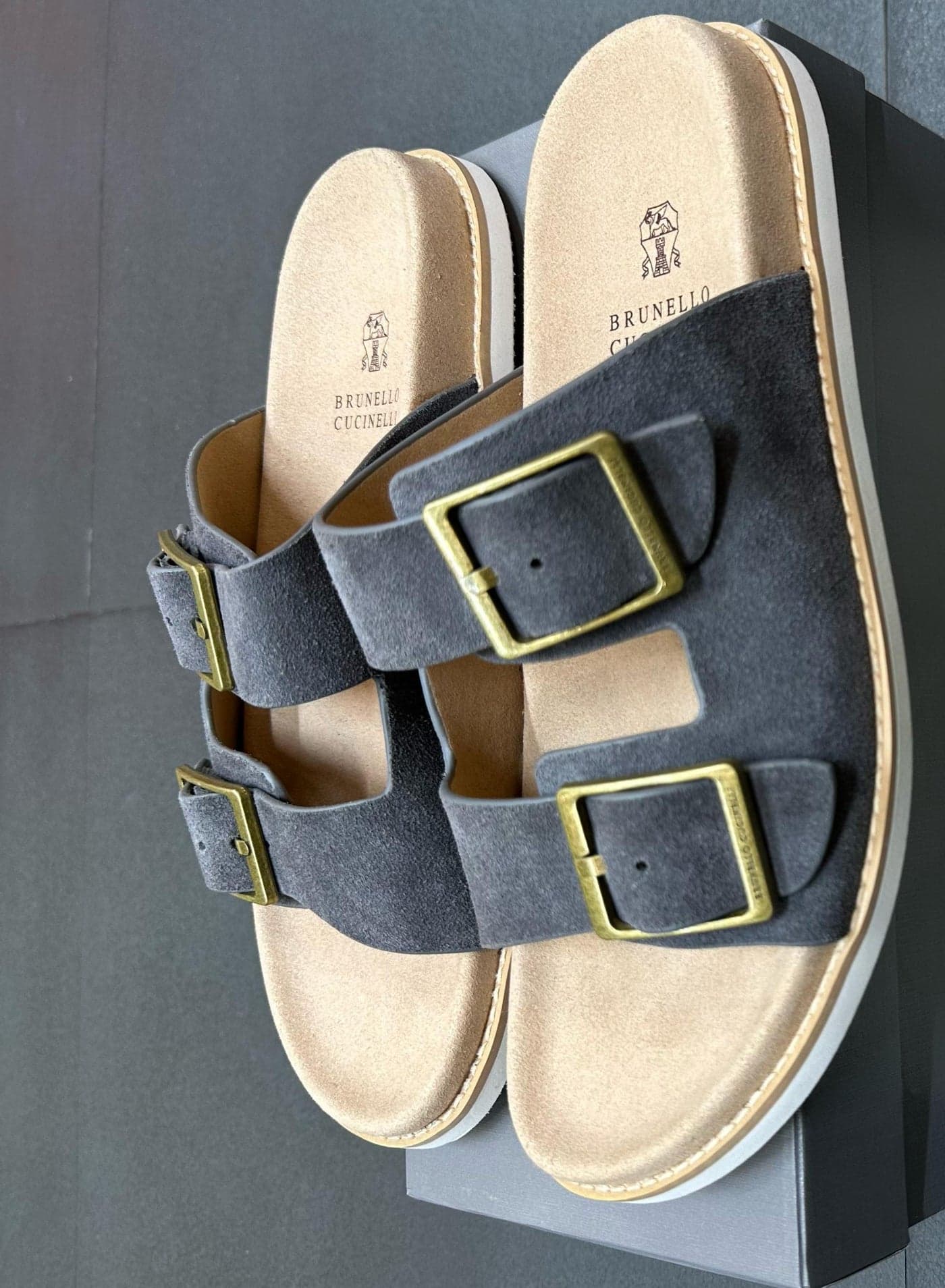 Sandals for men, Slippers, office sandals, breathable, casual slippers — 41