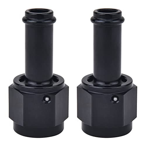 EVIL ENERGY 6AN Female to 38 Barb Hose Fitting Straight Swivel 2PCS