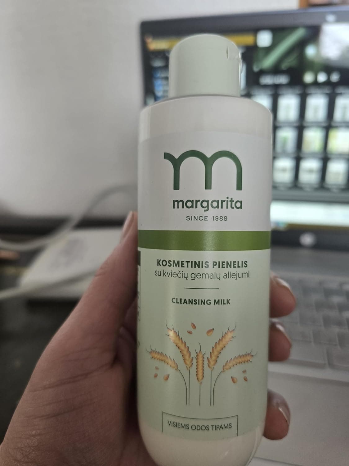 Margarita Cleansing Milk Wheat Extract Formula Since 1988