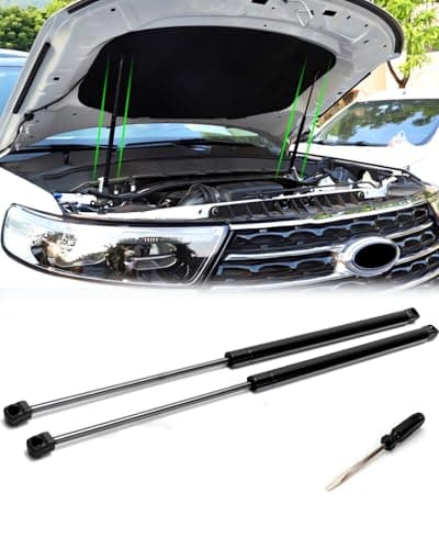 Front Hood Lift Supports Struts Gas Springs Shocks 4142 Compatible with Ford Explorer 20022010 Mercury Mountaineer Set of 2with Screwdriver for Install