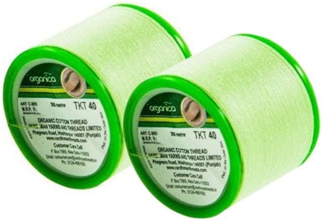 2 Spool x 300m Organica Organic Cotton Eyebrow Threading Thread India