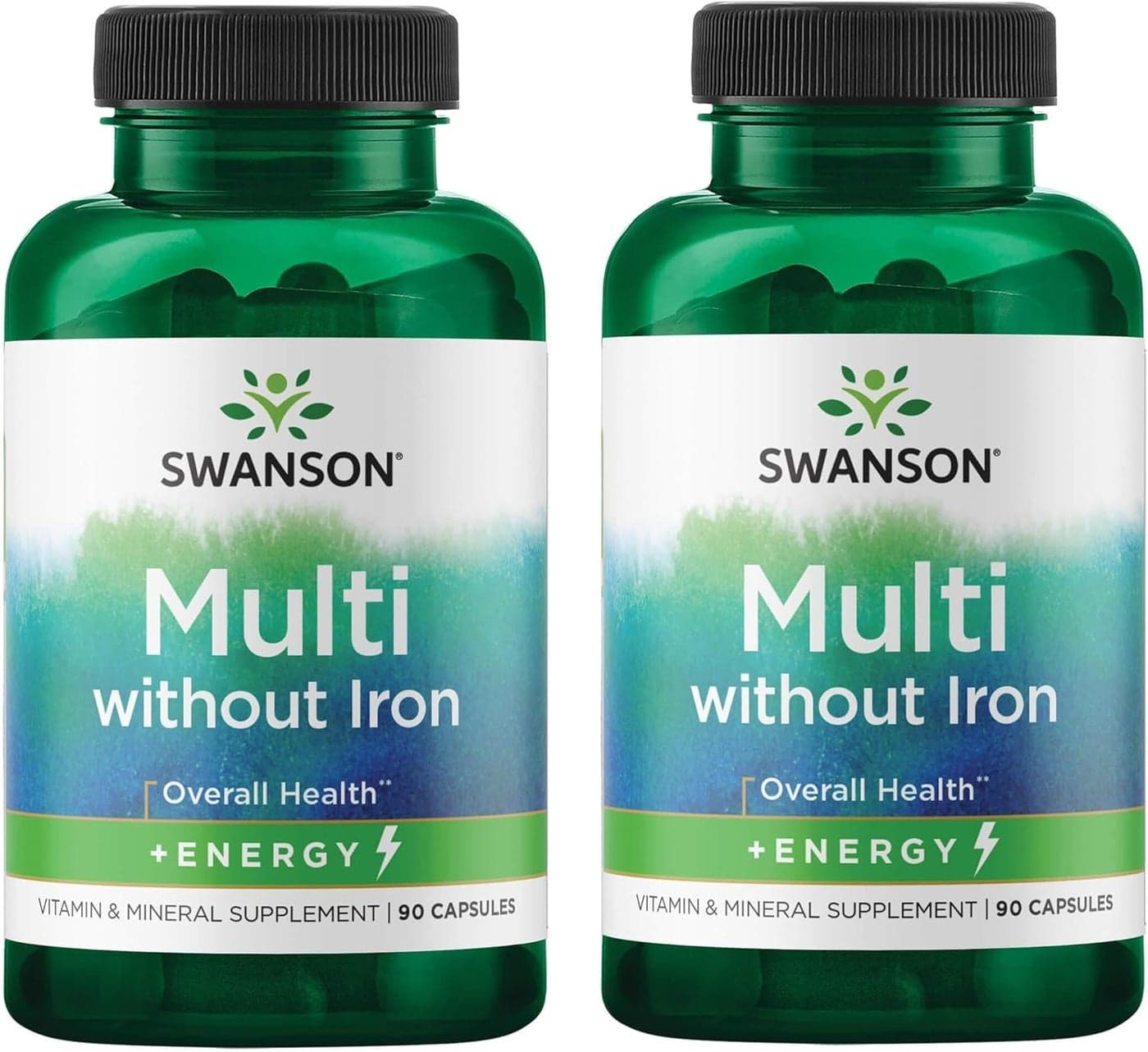 Multivitamin Without Iron 90 Capsules for Adults