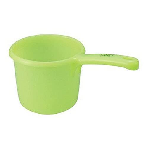 JapanBargain 3040 Japanese Plastic Water Ladle Bath Ladle Dipper Green Color Made in Japan 1 Green