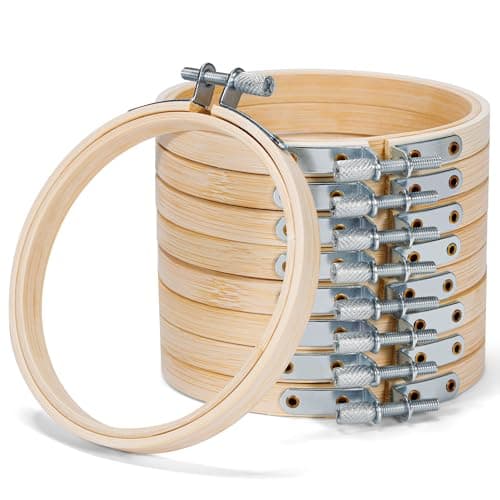 XEmbro Embroidery Hoops 4 Inch 9 Pieces