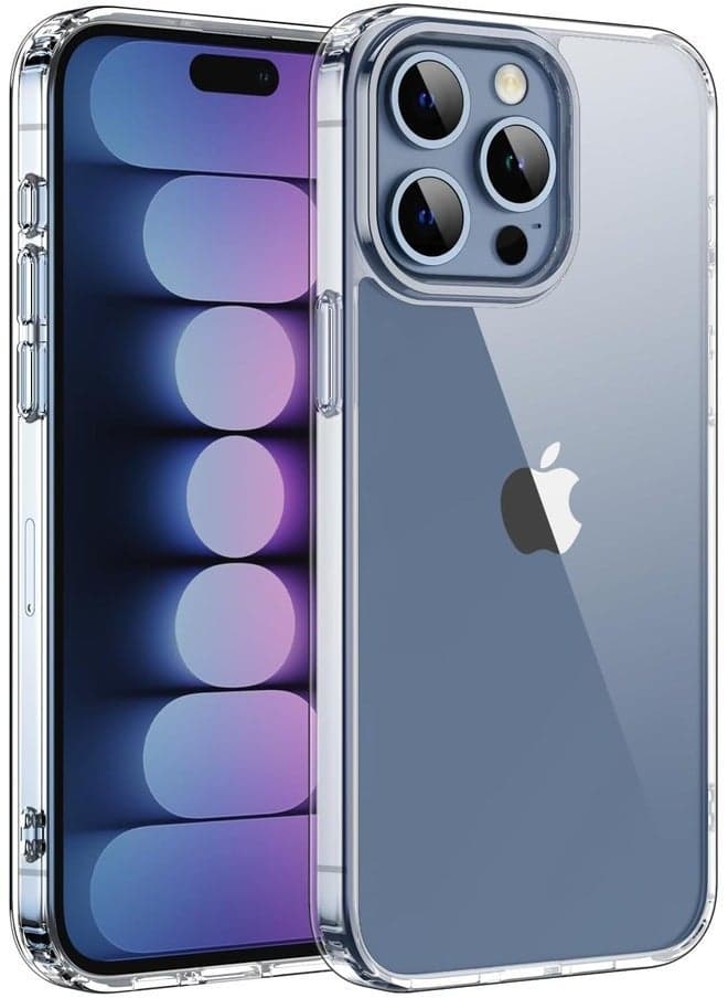 iPhone 16 Pro 6.3 inch Slim Crystal Clear Case – Shockproof, Scratch-Resistant Transparent Protective Cover
