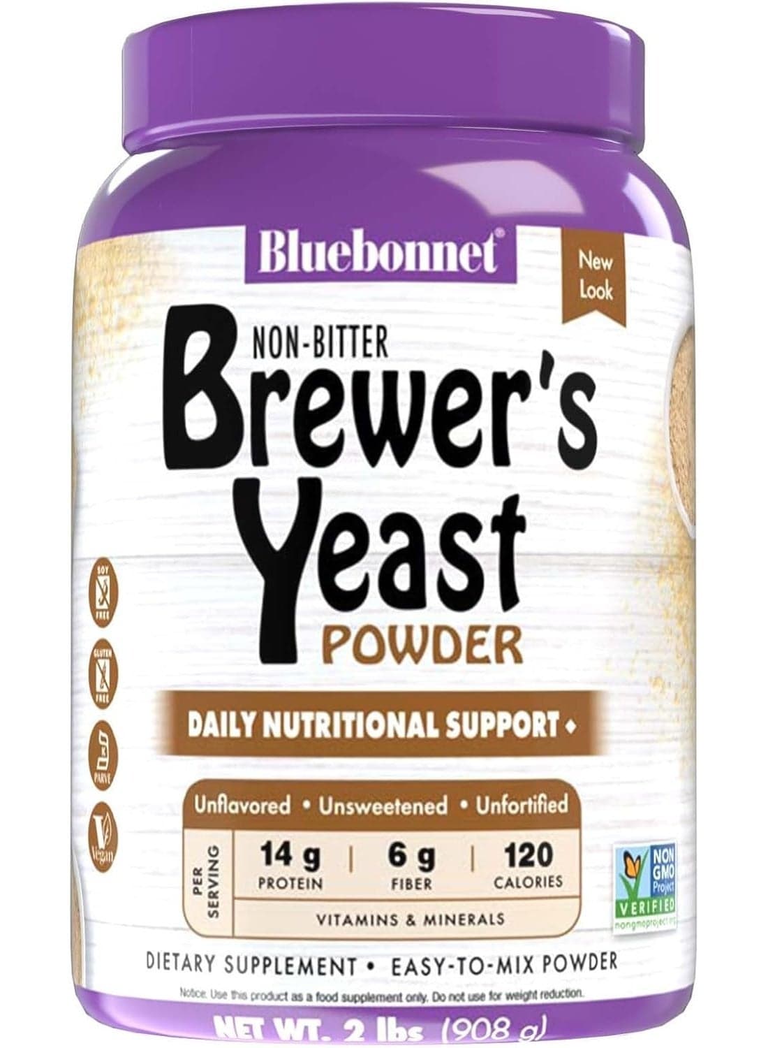 Nutrition Super Earth Brewers Yeast Powder, Super Food, Whole Food, Source for Vitamins, Great Tasting, Vegan, Vegetarian, Non GMO, Gluten Free, Soy Free, Milk Free, Kosher, 2 lb Packaging May Vary
