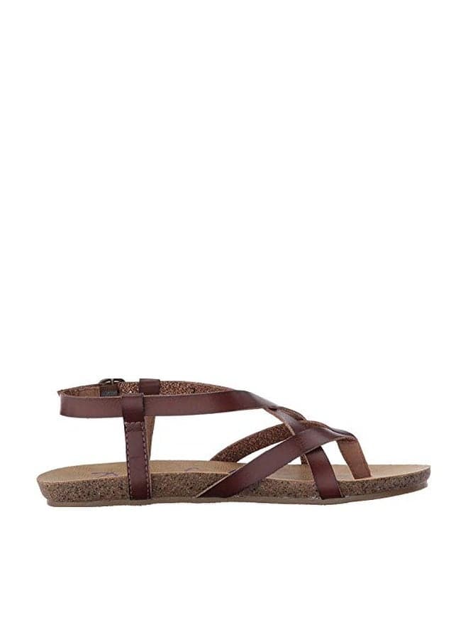 Blowfish Women's Granola Fisherman Sandal, Whiskey Dyecut PU, 7.5 M US