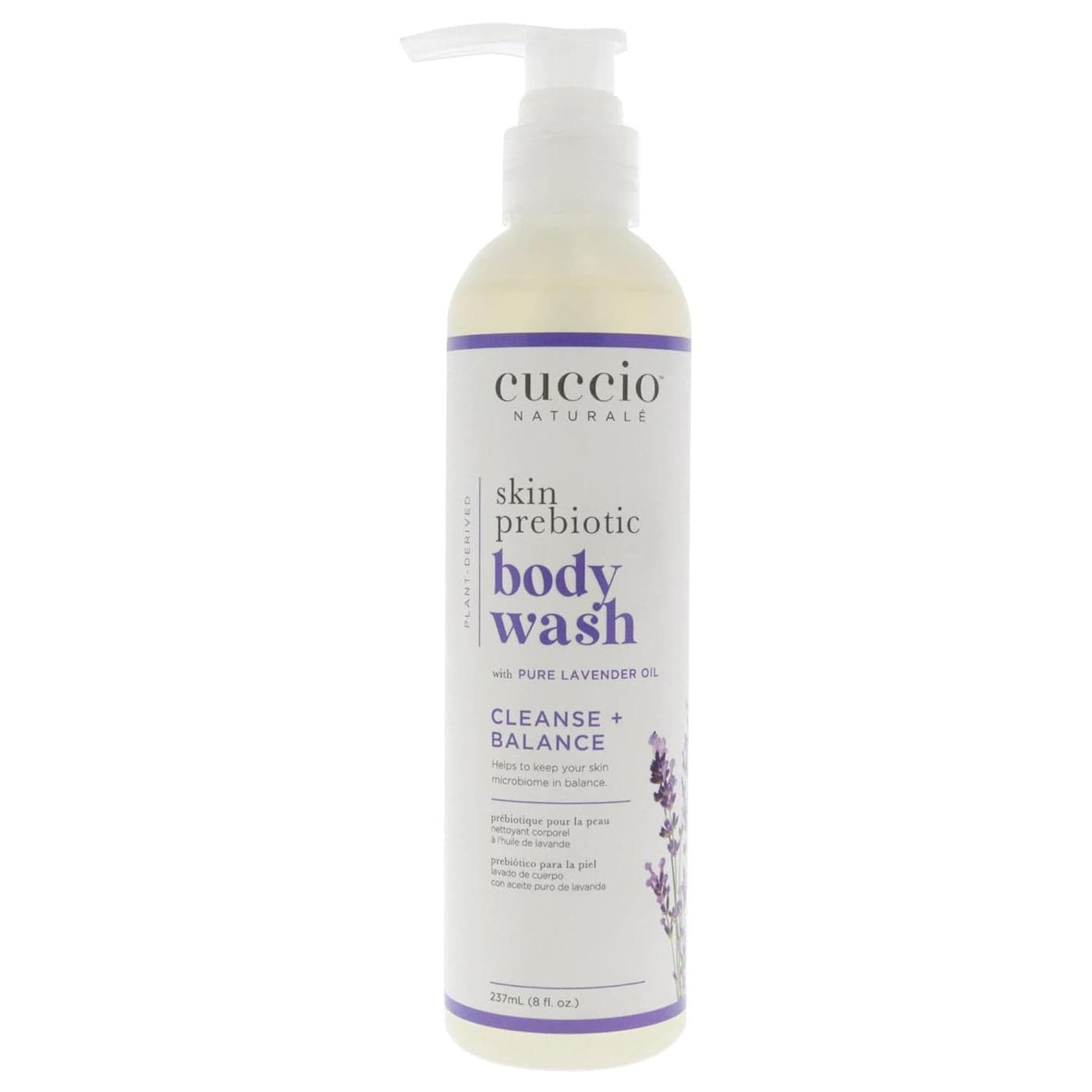 Cuccio Naturale Skin Prebiotic Body Wash Lavander Body Wash Unisex 8 oz