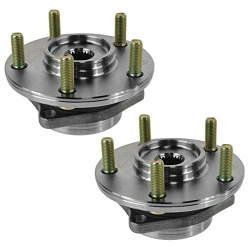 TRQ 2 Piece Front Wheel Bearing & Hub Assembly Set Compatible with 1995-2005 Chrysler Sebring 1995-2000 Dodge Avenger 2001-2005 Stratus 1995-1998 Eagle Talon Mitsubishi Eclipse 1999-2008 Galant