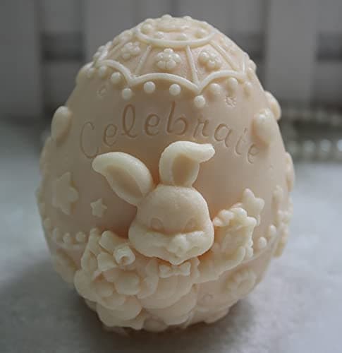 Rabbit Egg Soap Candle Mold Silicone Ice Sculpture Bird Shapes Aroma Plaster Mold