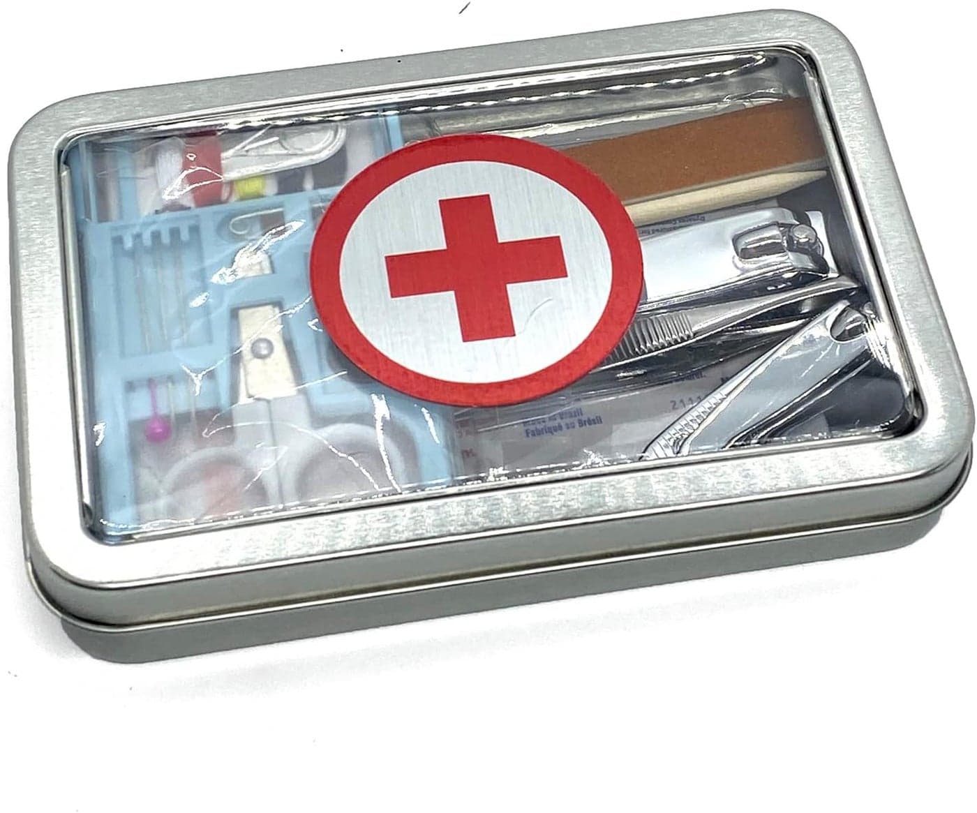 First Aid Kit for College Student Travel Size wSewing and Nail Kit 3in1 Emergency Compact Camping Dorm Survival Kit Premium Kit