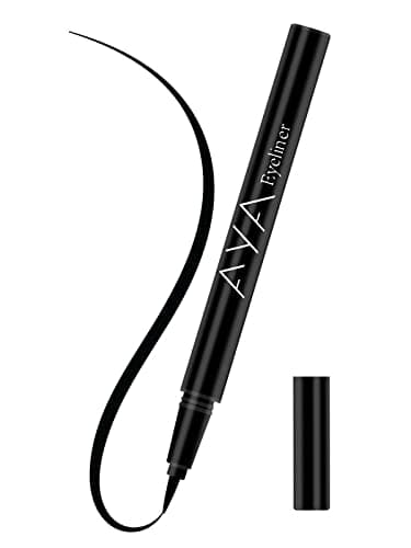 AYA Waterproof 24 Hours Long Lasting Eyeliner Smudge Proof Transfer Proof Eye Liner for Eye Makeup Black