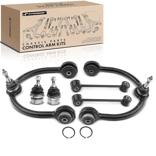 A-Premium 6Pcs Front Suspension Kit, Upper Control Arm, Lower Ball Joint, Sway Bar Link, Compatible with Jeep Grand Cherokee 2005-2010, Commander 2006-2010