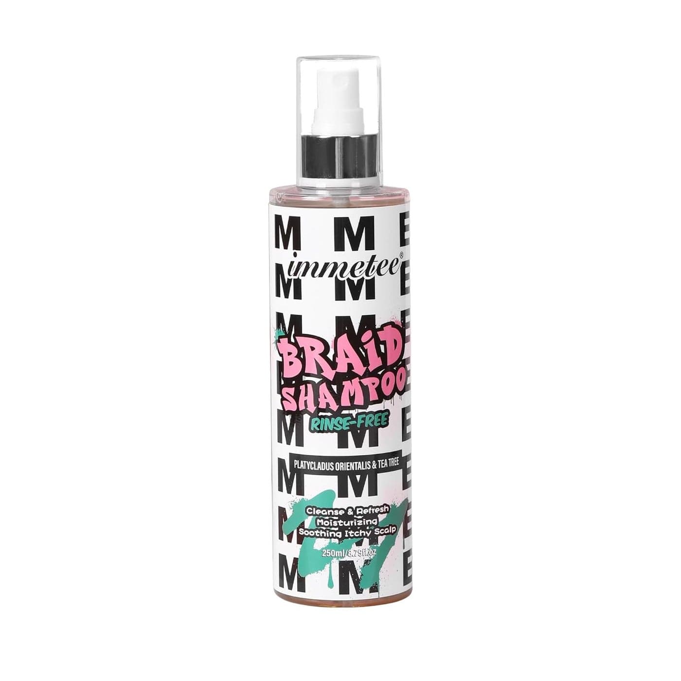 immetee No Water Braid ShampooNo Rinse ShampooEliminates Odor ItchRinse Free Braid Spray for BraidsWeaves and Twists 250ml879oz