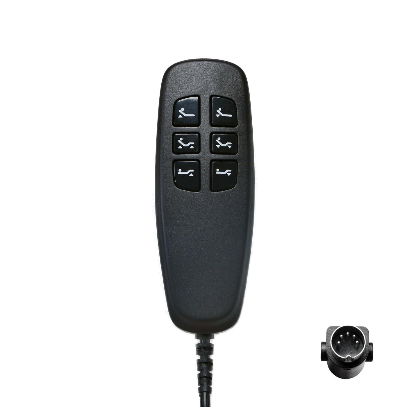 Bed Richmat HJH56 5 Pin Male Wired Remote Control Replacement for LINENSPA Adjustable Bed