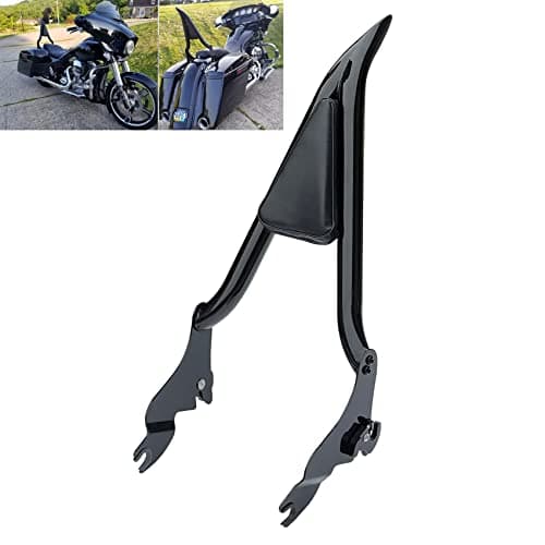 Detachable Rear Passenger 26" Sissy Bar Backrest with Pad Fit for Harley Touring Road King Road Glide Street Glide 2009-up