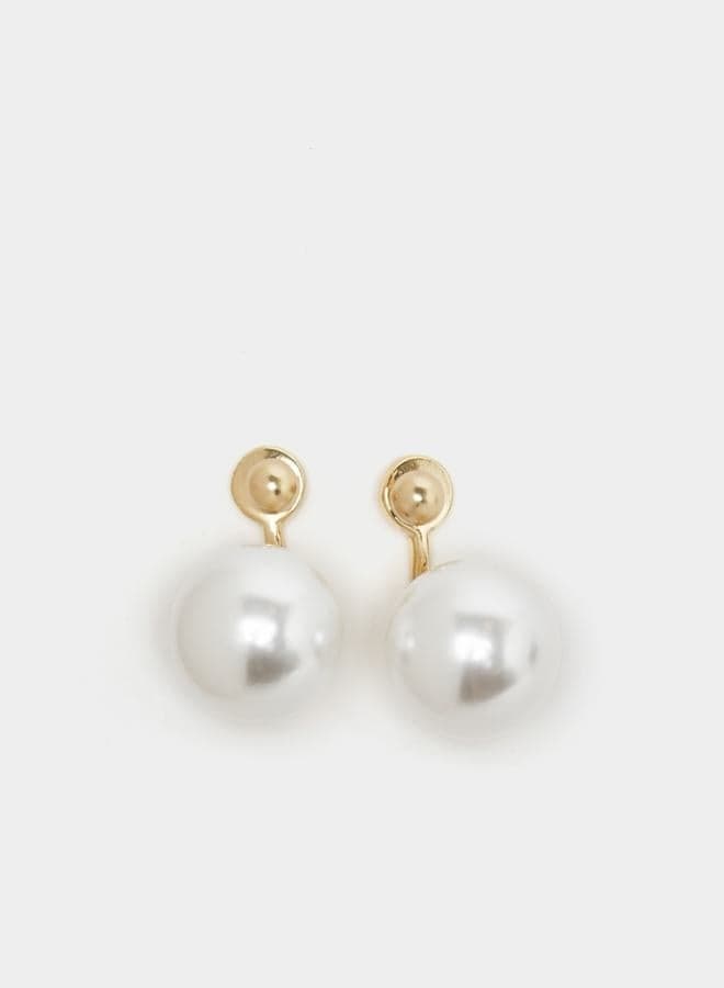 Faux Pearl Earrings